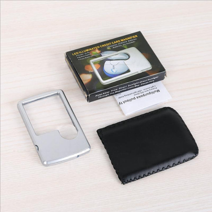 BowLift | LED Card Type Magnifying Glass for Reading