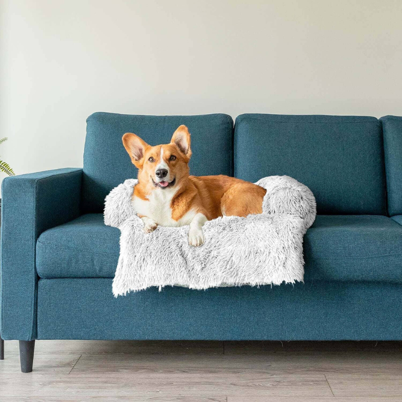 BowLift | Water Repellent Dog Bed Protection with Soft Vegan Fur – Non-slip, Comfortable, Suitable for All Dog Sizes