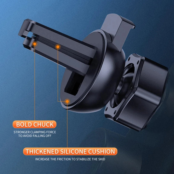 BowLift | 2-in-1 Wireless Car Charger & Phone Holder Automatic Clamping - Fast Charging Secure Universal Compatibility Adjustable & Practical