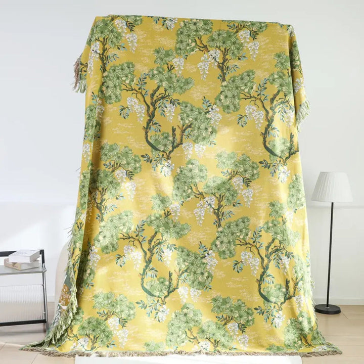 BowLift | Lush Mulberry Trees Cotton Blanket