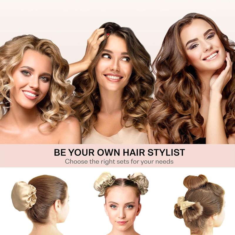 BowLift | Satin heatless curling iron set