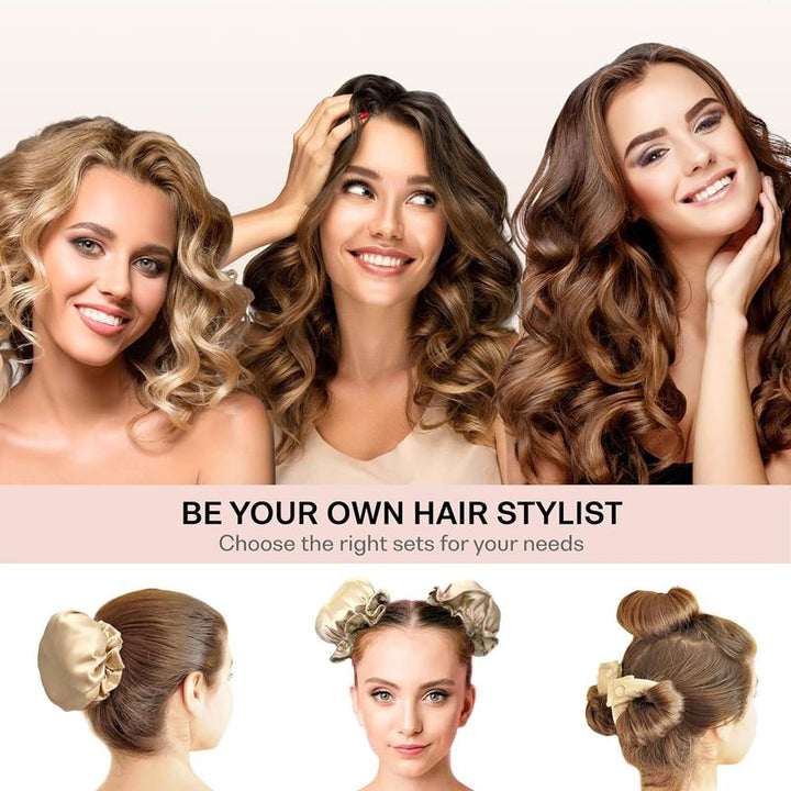 BowLift | Satin heatless curling iron set