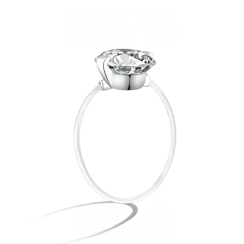 BowLift | S925 1-2 Carat Moissanite Invisible Band Ring
