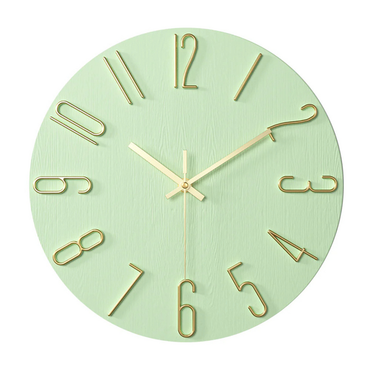 BowLift | Modern Wall Clock Black | Timeless Wall Decoration 30 cm