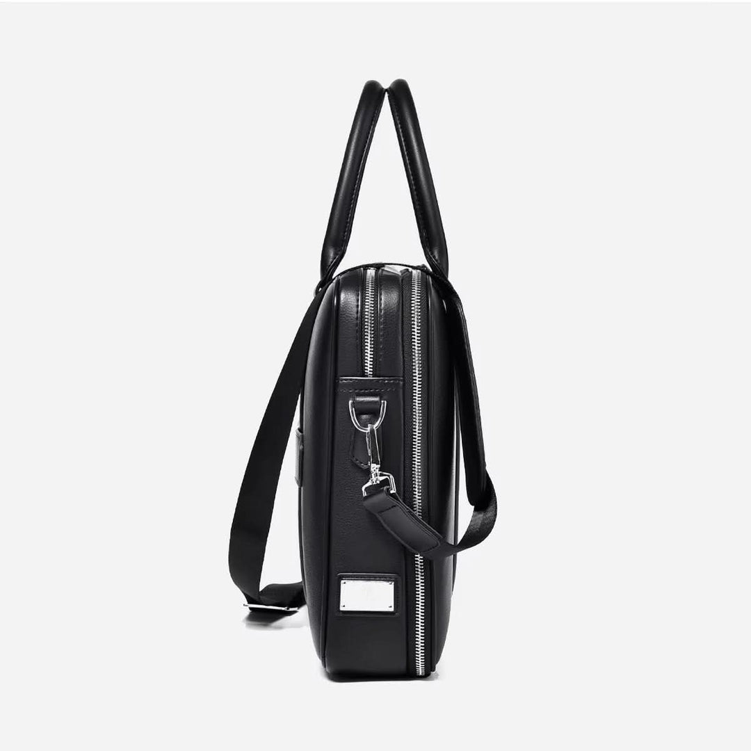 BowLift | Manhattan Leather Business Laptop Briefcase Crossbody Handbag
