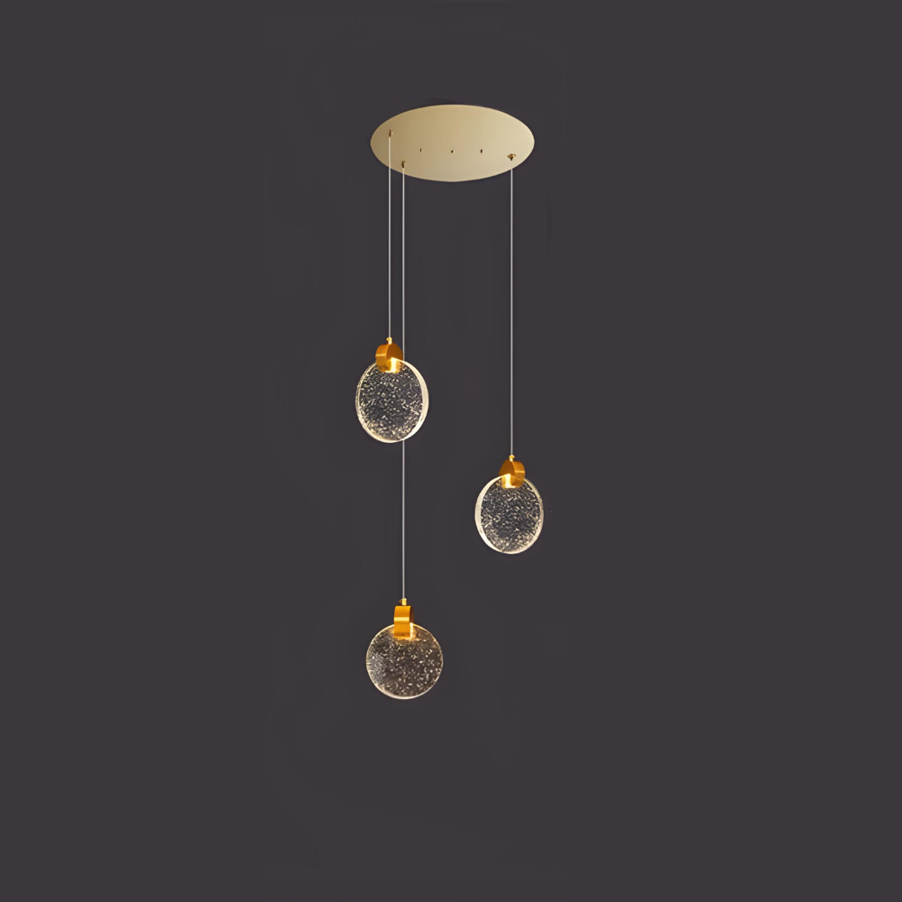 RayonsD’Or – Glass Ceiling Lamp for Elegant Atmosphere Bowlift
