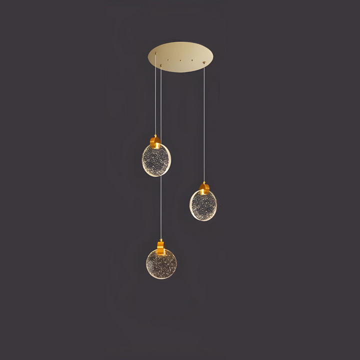 RayonsD’Or – Glass Ceiling Lamp for Elegant Atmosphere Bowlift