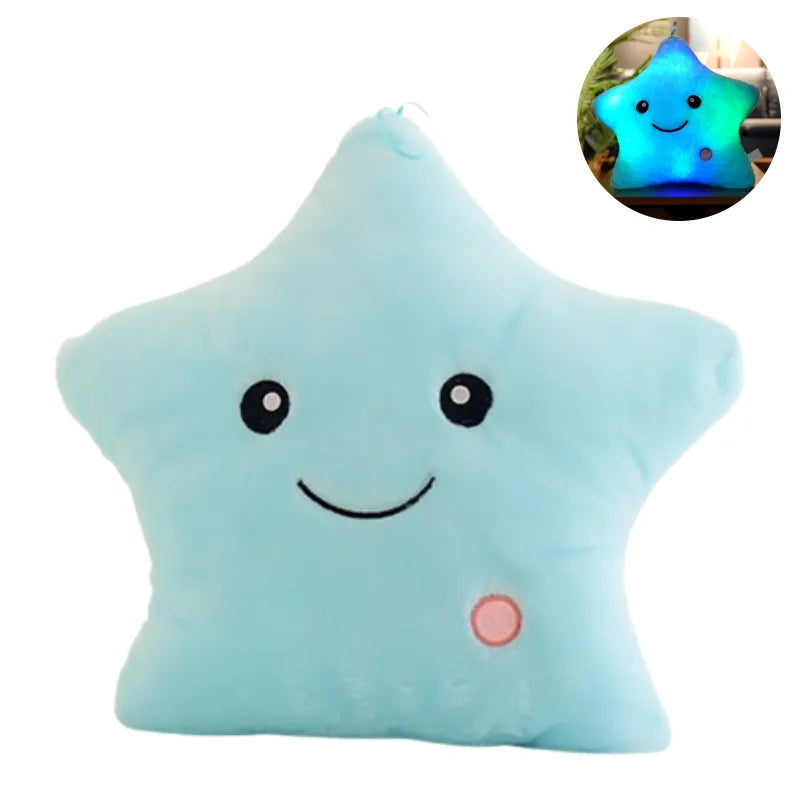 BowLift | Bright LED Star Cuddly Pillow for Kids