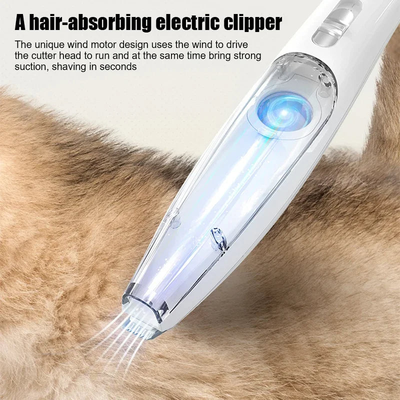 Silent Vacuum Pet Fur Trimming Device Bowlift