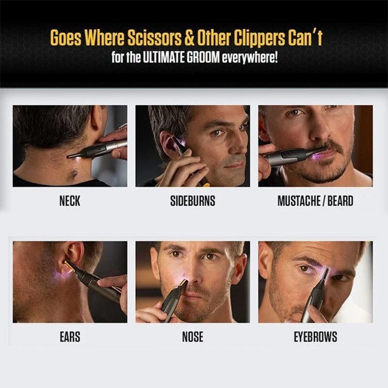 BowLift | Ultra-Thin Precision Trimmer – Professional Grooming for Beard, Nose & Eyebrows