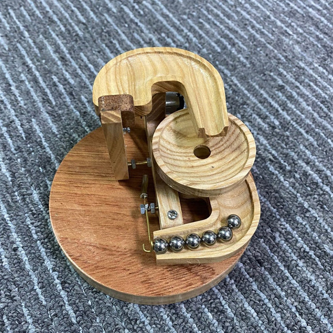 BowLift | Eternal Motion Wooden Marble Machine
