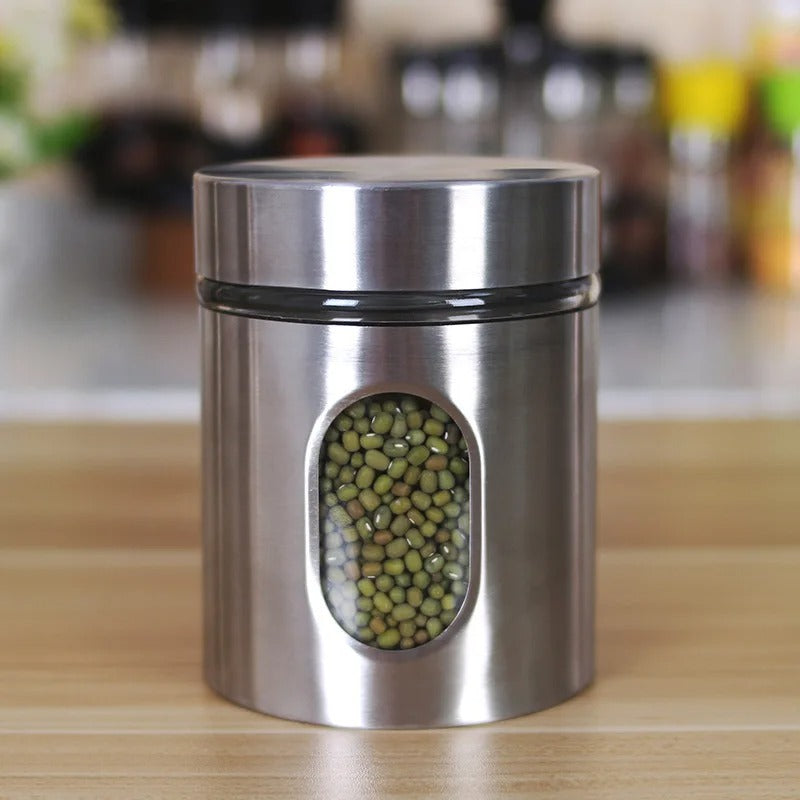 BowLift | Clear Glass Food Storage Jars with Airtight Lid