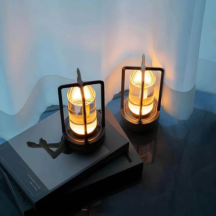 BowLift | Klara Crystal Table Lamp with Touch Panel and USB Connection