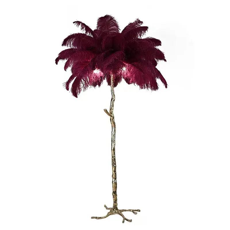 BowLift | LuxeOstral - Nordic Ostrich Feather Floor Lamp