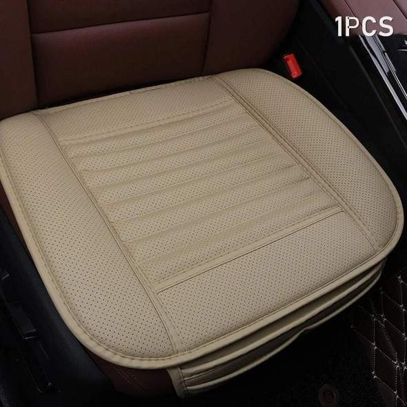 BowLift | Leather Bamboo Charcoal Car Seat Cushion-Absorbing odor(Four Seasons Universal)