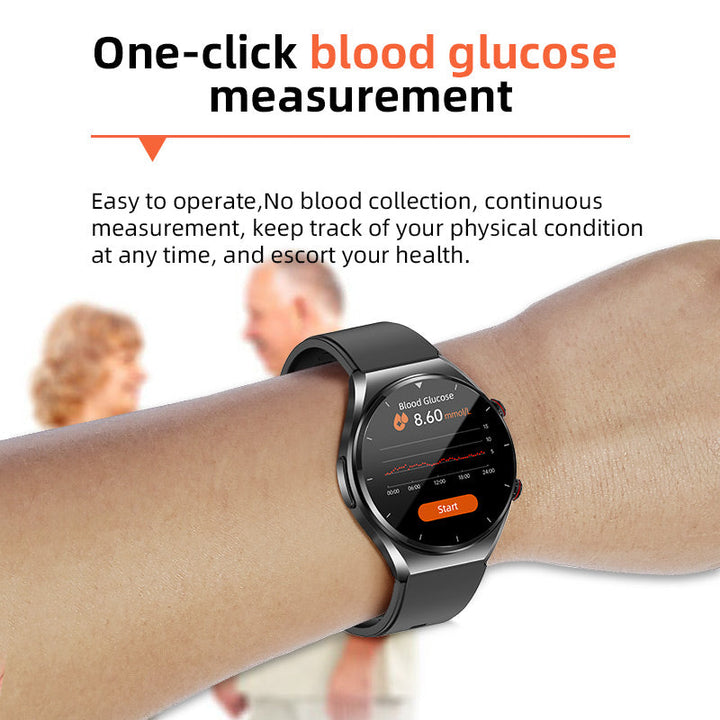 BowLift | One-Click Blood Sugar|Blood Glucose Blood Pressure ECG|ECG HRV Heart Rate Monitor Health Smart Watch