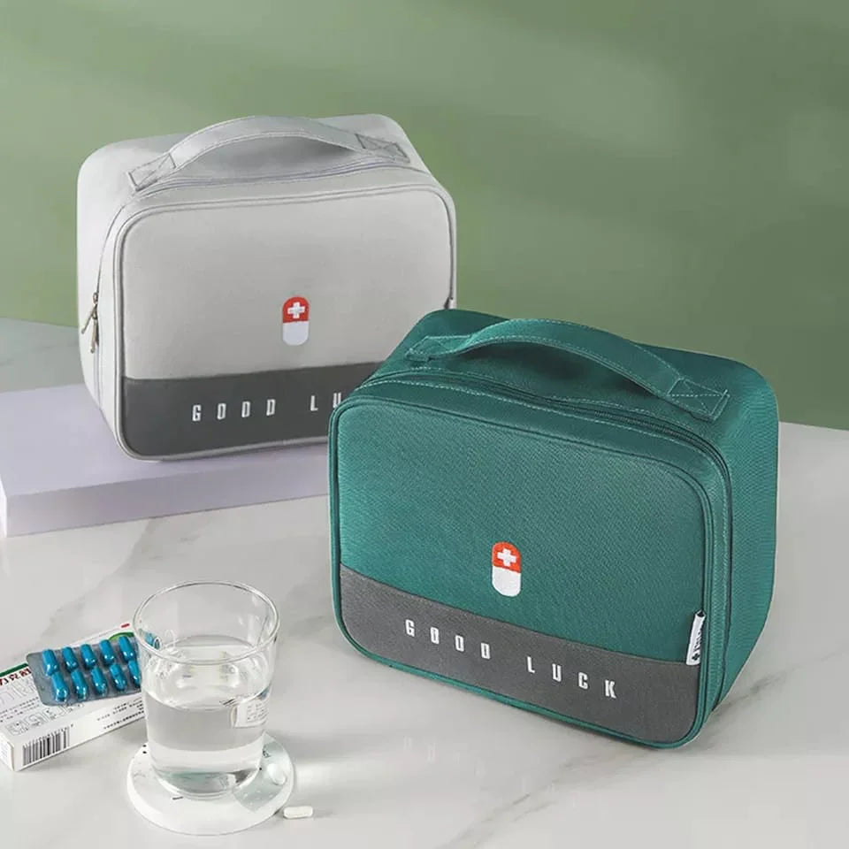Portable Family Storage Bag Multi-functional Layered Medicine Box Bowlift
