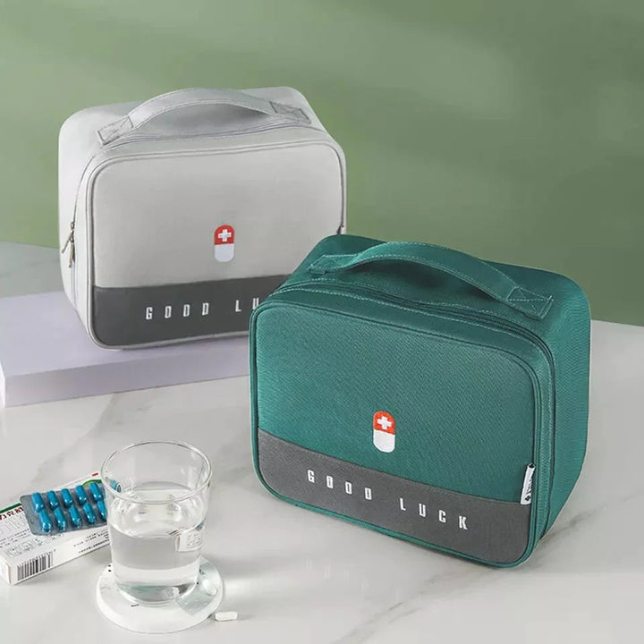 Portable Family Storage Bag Multi-functional Layered Medicine Box Bowlift