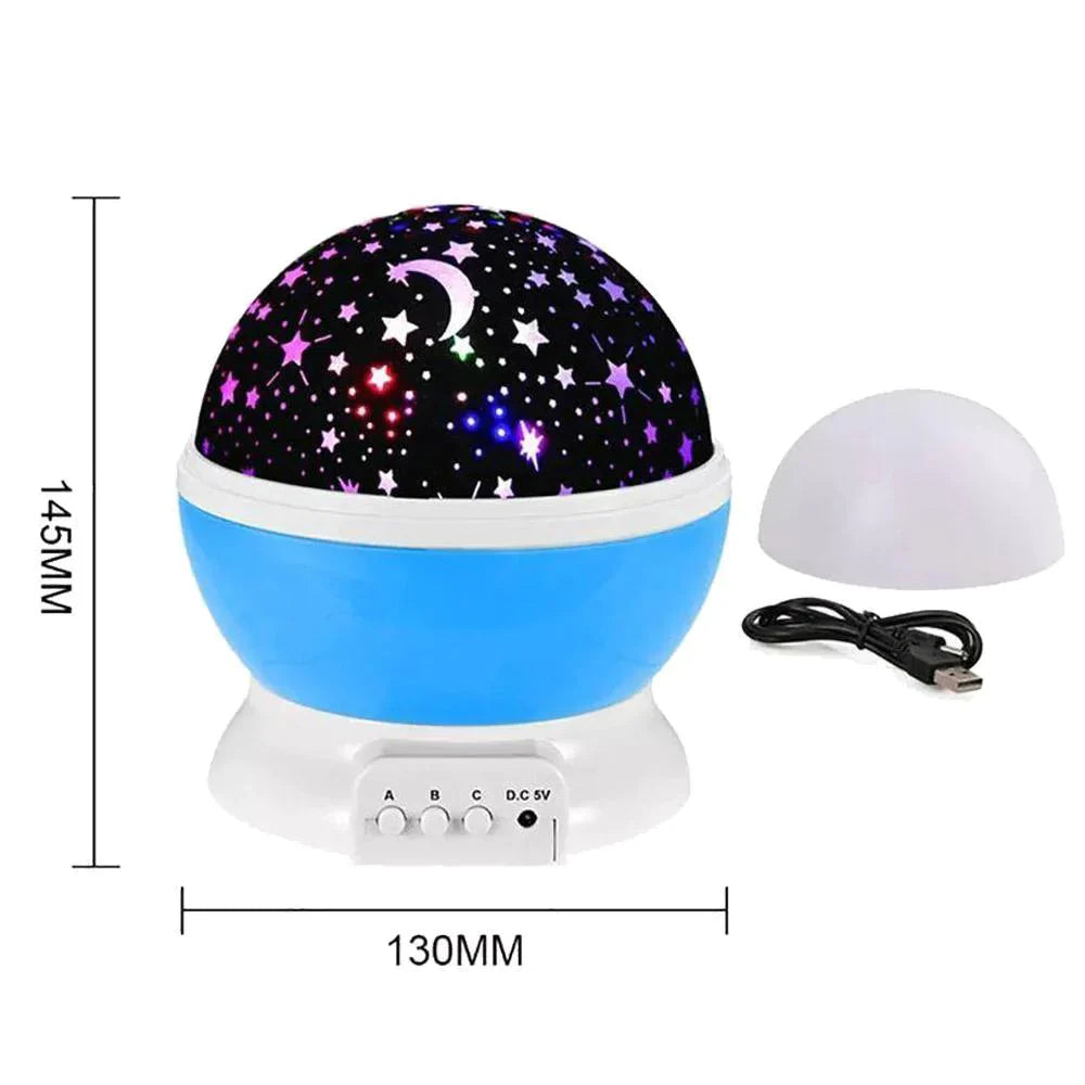 Projector Night Lamp Rotating Stars Bowlift