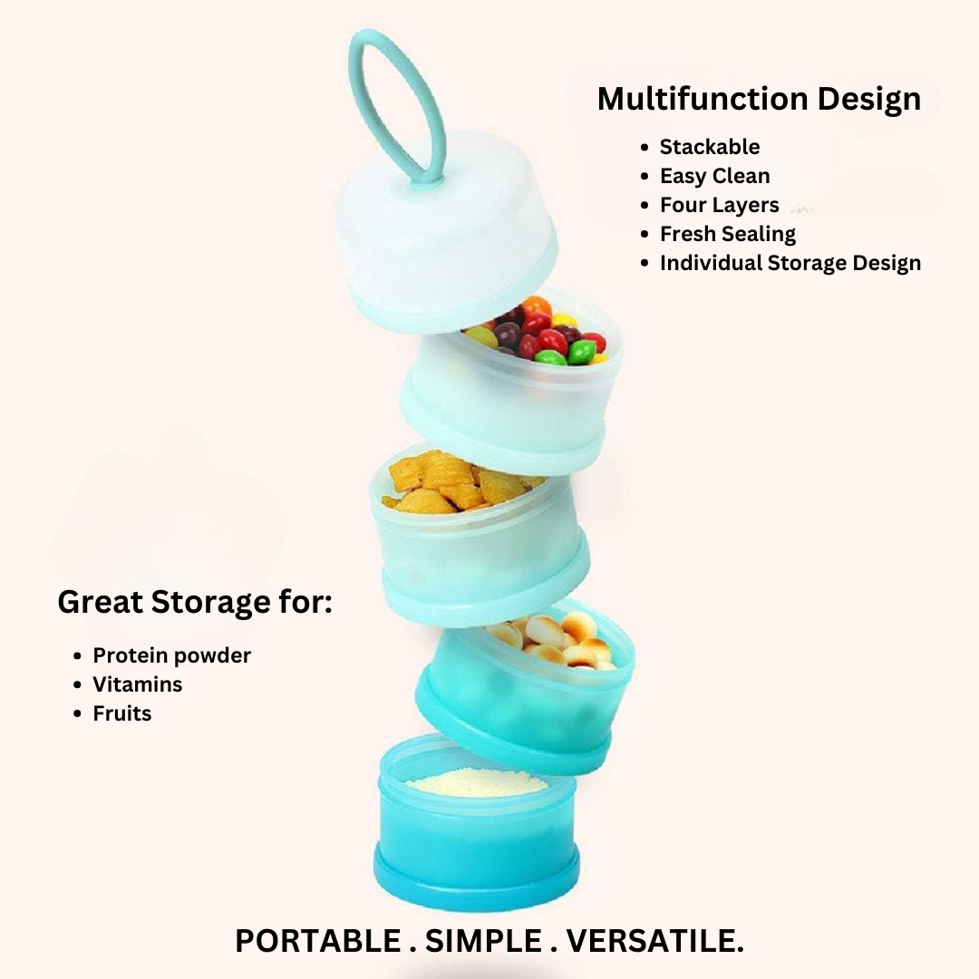 BowLift | 4-Compartment Stackable Portion Control Containers