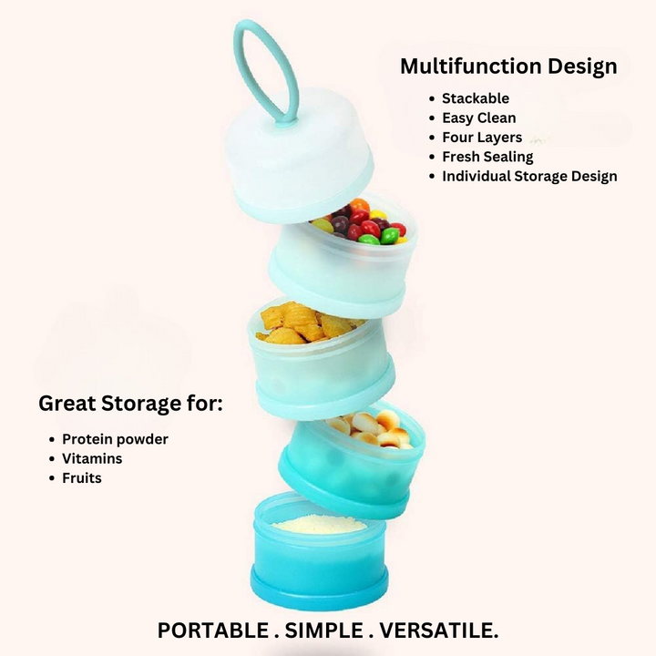 BowLift | 4-Compartment Stackable Portion Control Containers