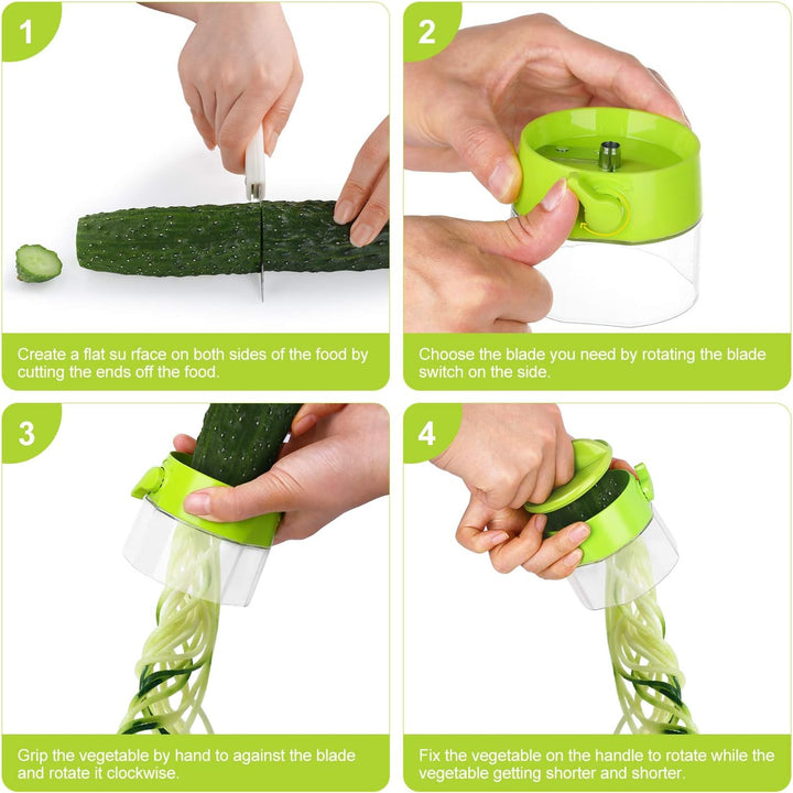 BowLift | 4-in-1 Zoodle Maker – Vegetable Spiralizer