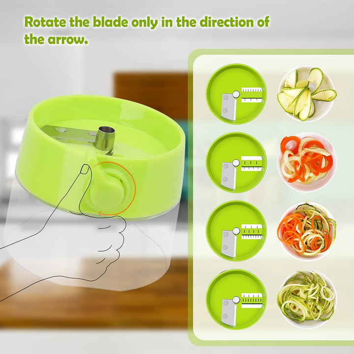 BowLift | 4-in-1 Zoodle Maker – Vegetable Spiralizer
