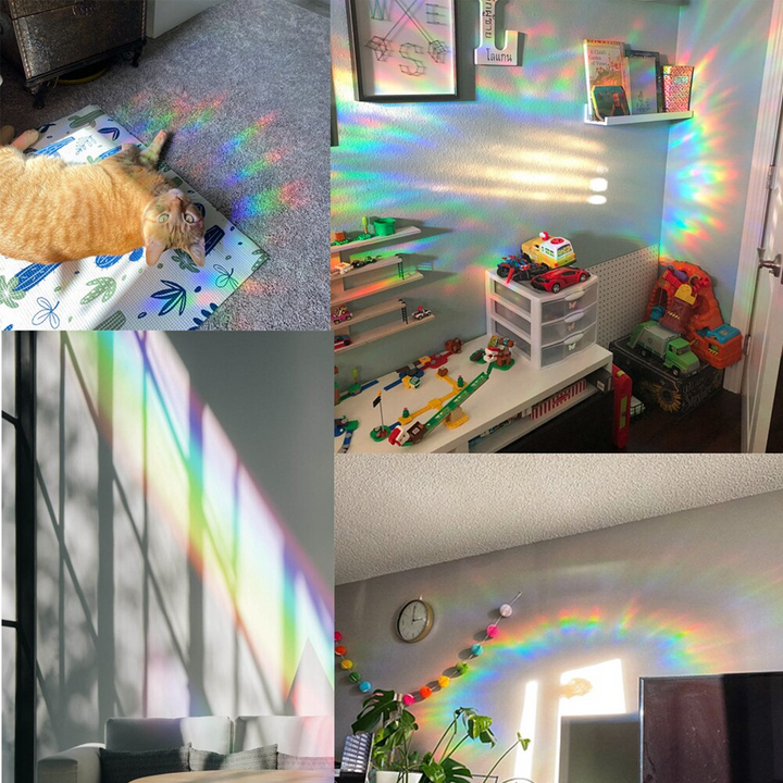 BowLift | Rainbow Sun Catcher Reflective Window Stickers