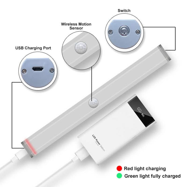 BowLift | 4-pack: Stick Anywhere LED Motion Sensor Light