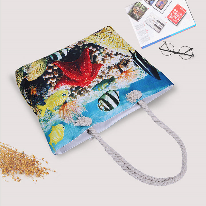 Beach bag with Maritime Design Bowlift