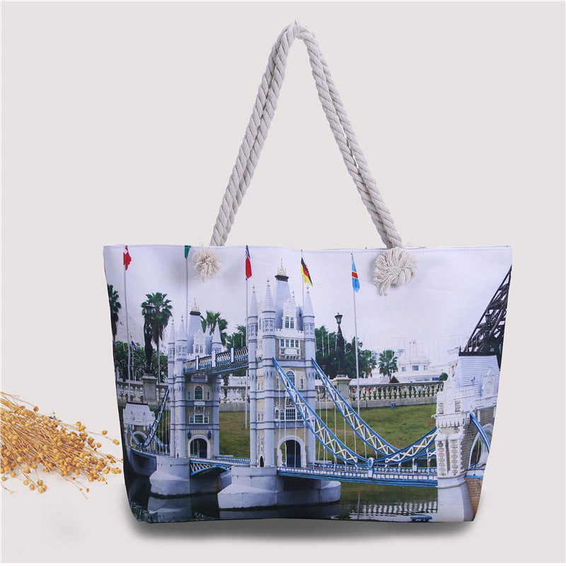Spacious shopping and beach bag Bowlift