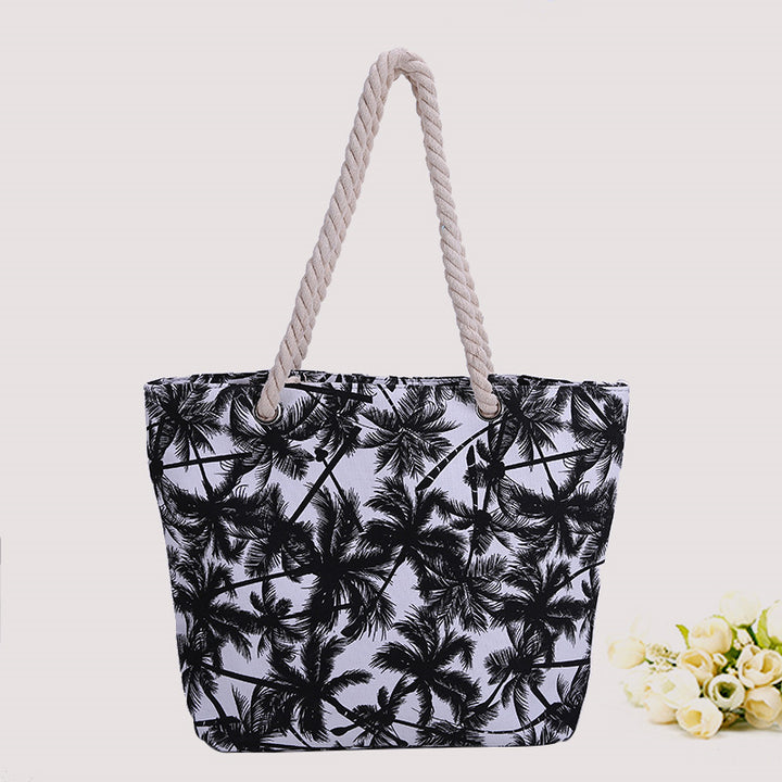 Spacious bag with maritime pattern Bowlift