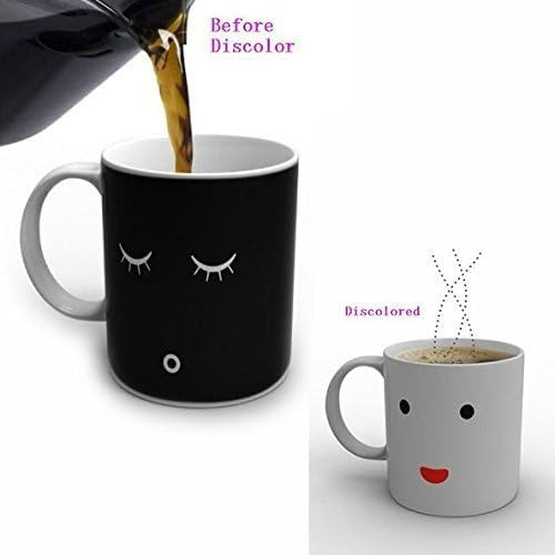 Morning Smiley Magic Heat Sensitive Color Changing Ceramic Coffee Mug | Bowlift
