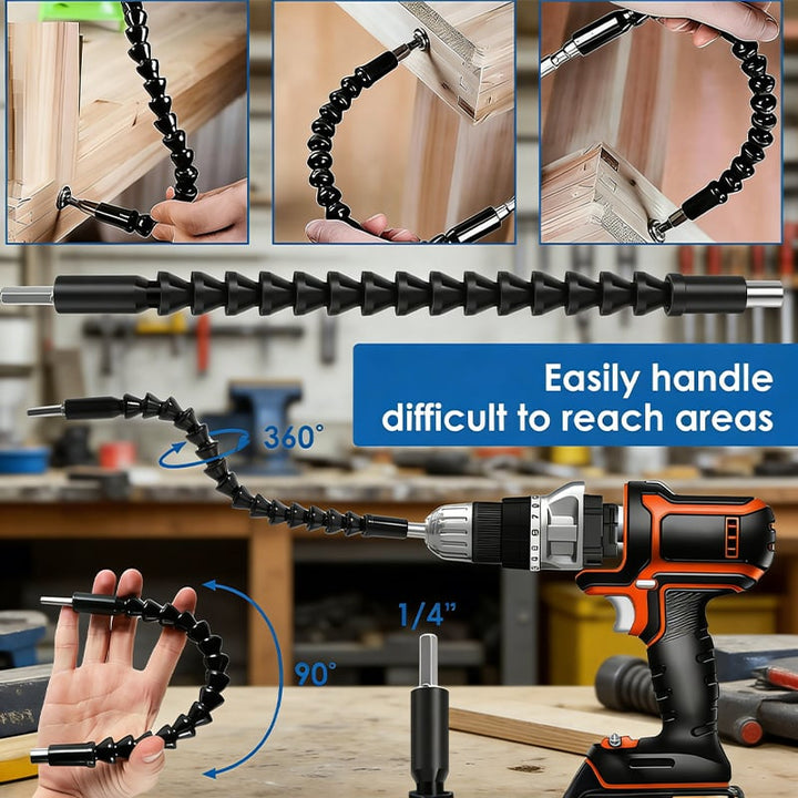 Drill machine angle attachment with accessory set | Bowlift