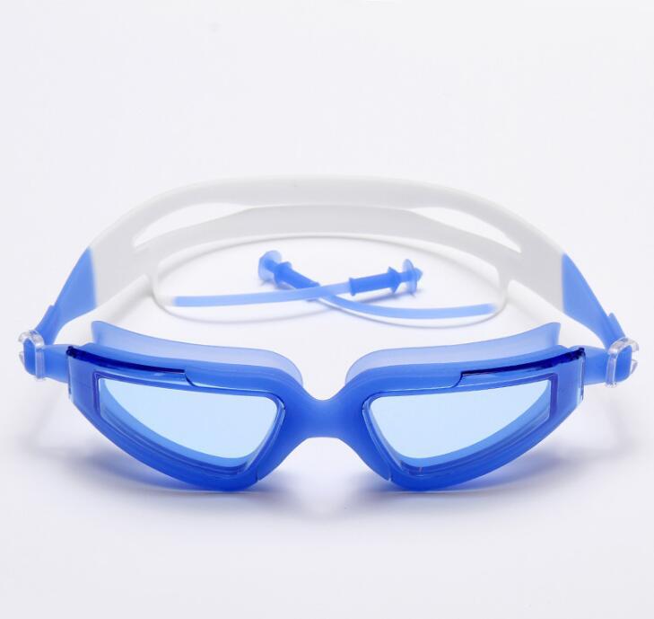 Men's Anti-Fog Competitive Swim Goggles Bowlift