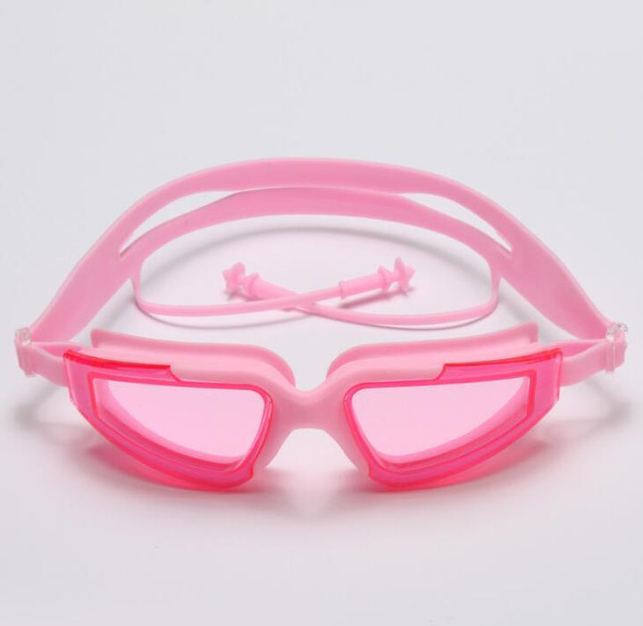 Men's Anti-Fog Competitive Swim Goggles Bowlift