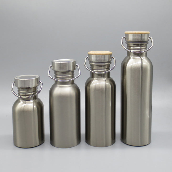Ladies Noble Thermo Drinking Bottle with Wooden Lid Bowlift
