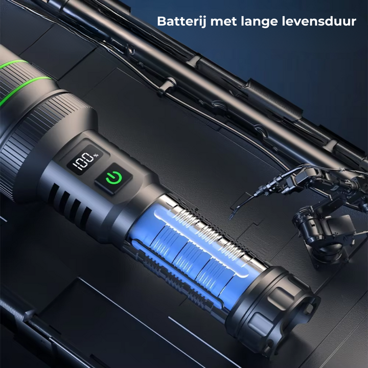 BowLift | Extreme Bright and Zoomable LED Flashlight - PowerBeam