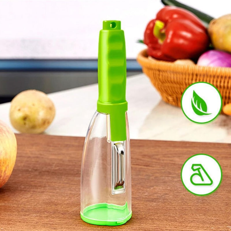 Vegetable Peeler with Container Bowlift