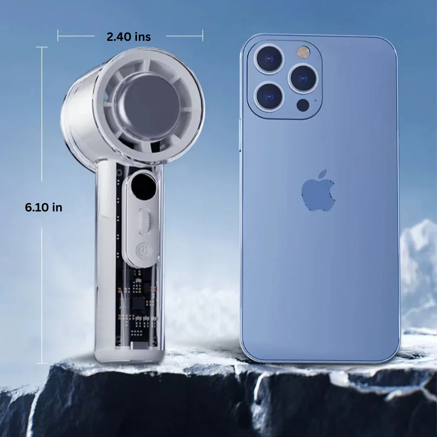 BowLift | Turbo Cool Rechargeable Portable Hand Held Mini Fan
