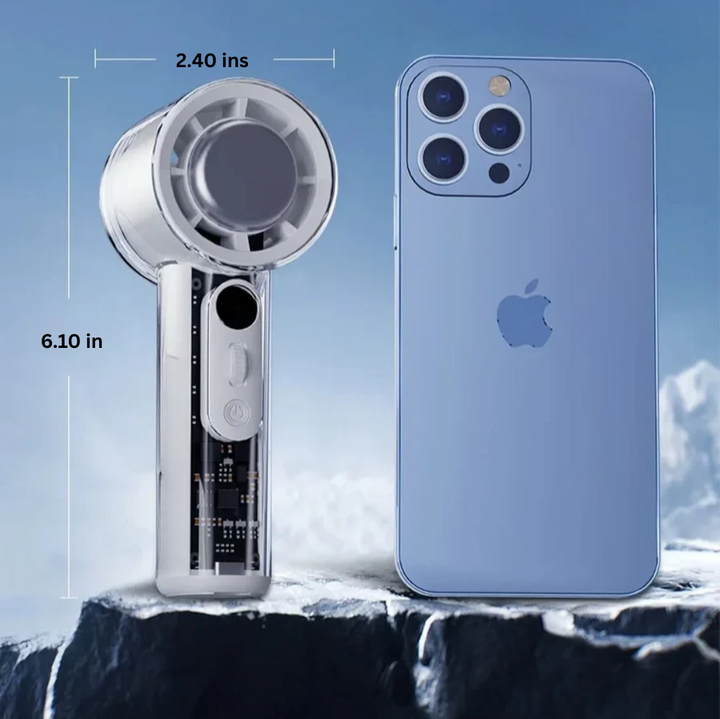BowLift | Turbo Cool Rechargeable Portable Hand Held Mini Fan