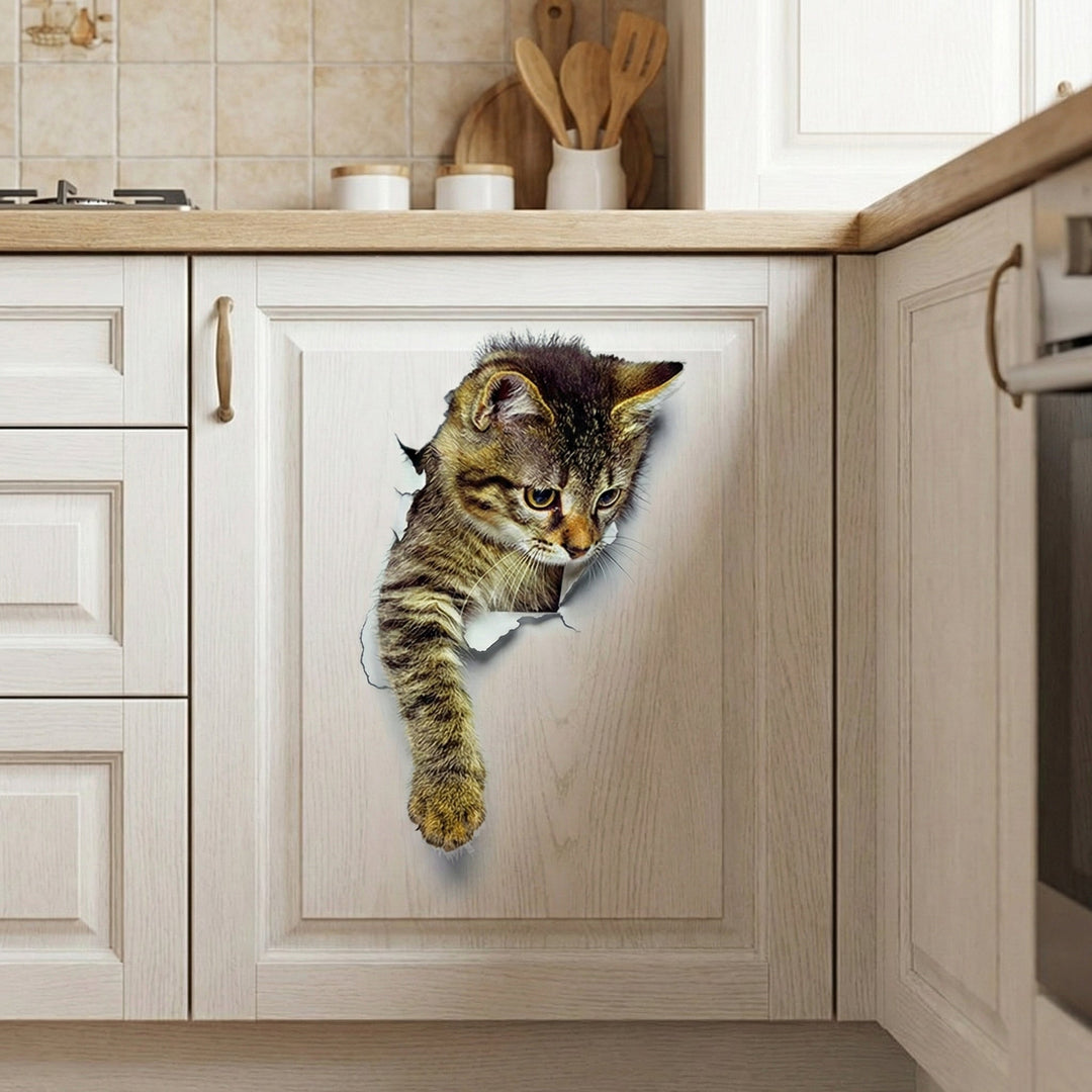3D Toilet Protector Cat Sticker | Bowlift