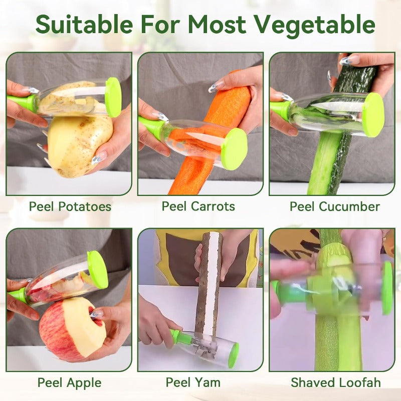 Vegetable Peeler with Container Bowlift