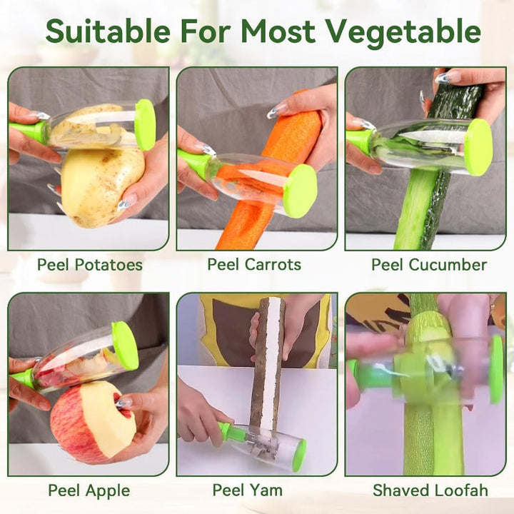 Vegetable Peeler with Container Bowlift