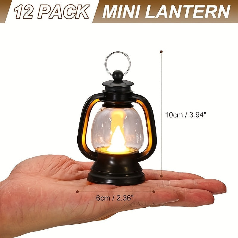 Retro LED Mini Lanterns – Atmospheric Lighting for Parties Bowlift