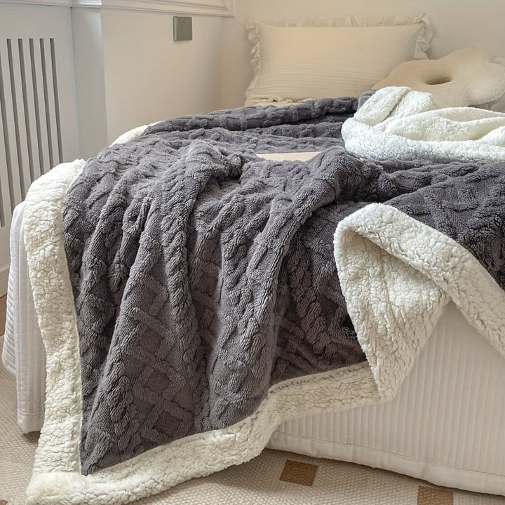 BowLift | Stylish Reversible Fleece Blanket for Ultimate Comfort and Warmth