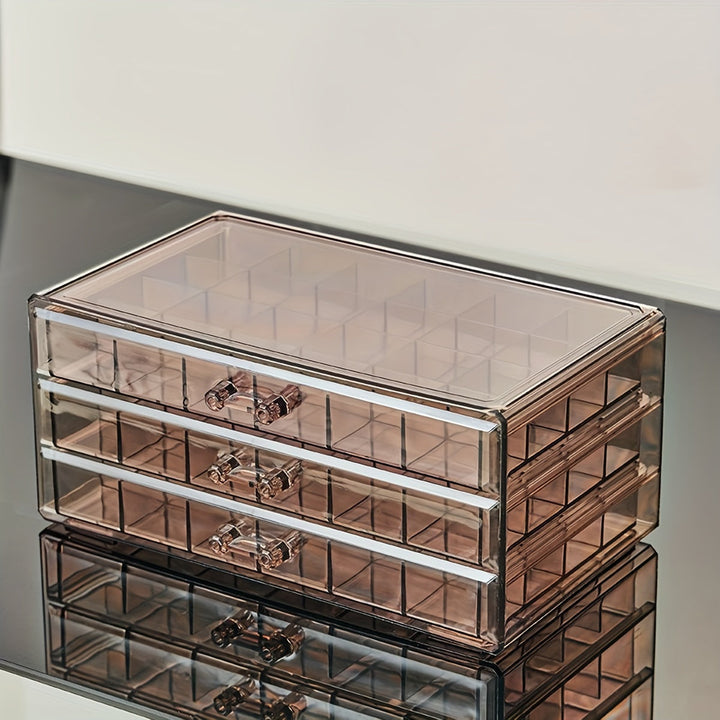 EleganceBox - Luxury Jewelry Organizer with 72 Compartments Bowlift