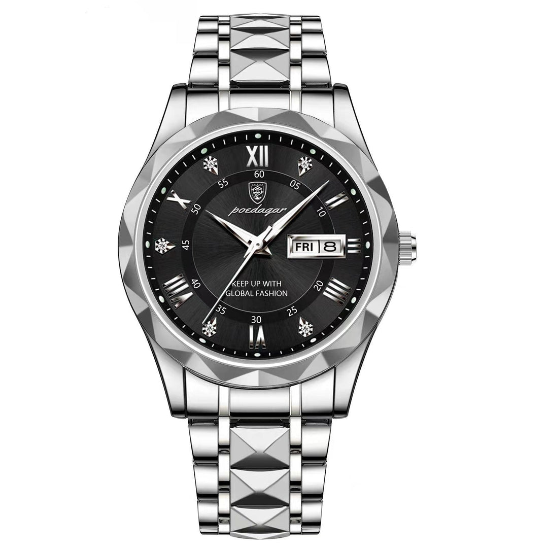 BowLift | Luxurious Waterproof Men's Watch – Stylish Stainless Steel Timepiece with Accurate Quartz Movement