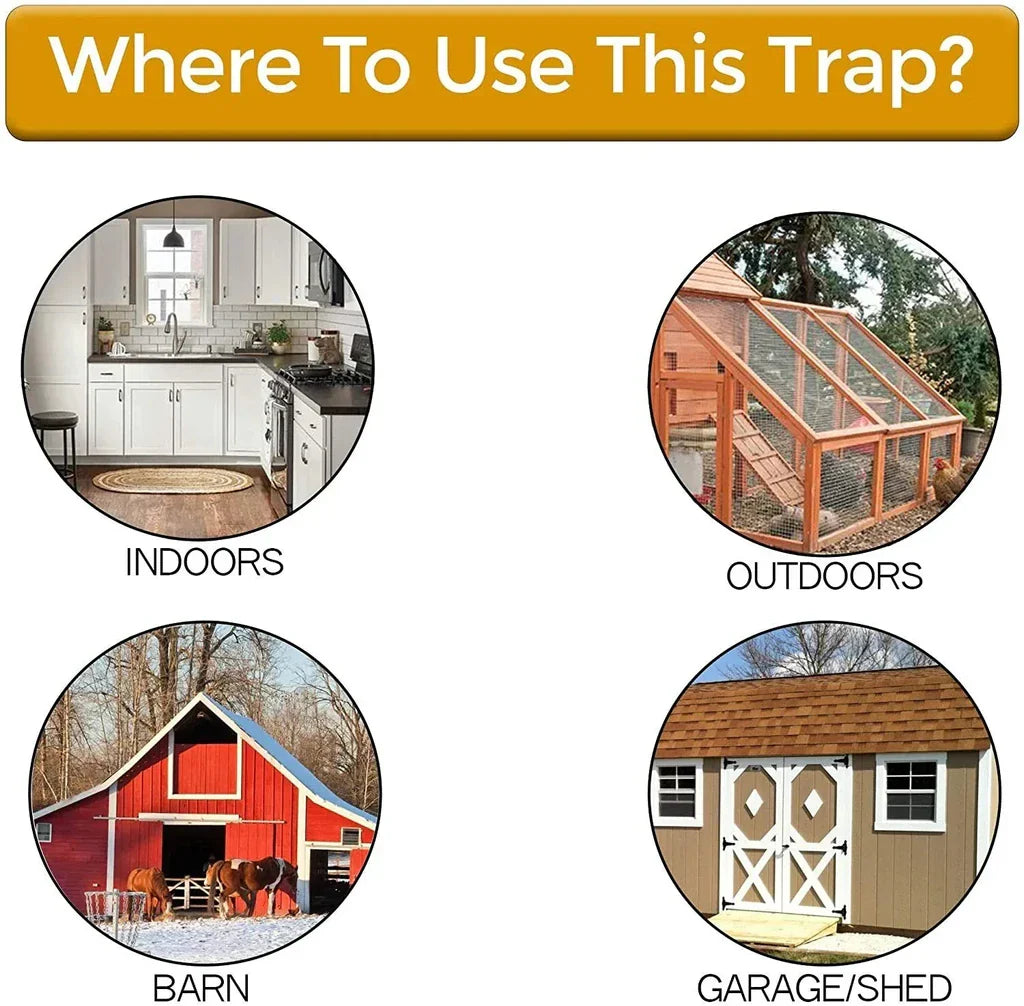 BowLift | Flip Lid Bucket Mouse Trap