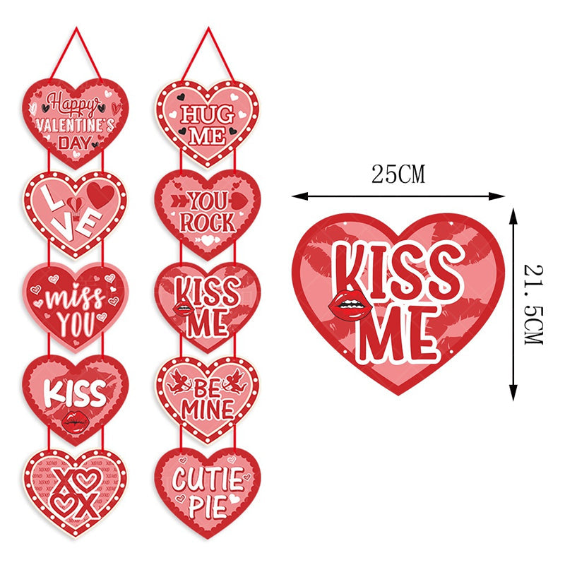 Happy Valentines Day Party Decoration Banner | Bowlift